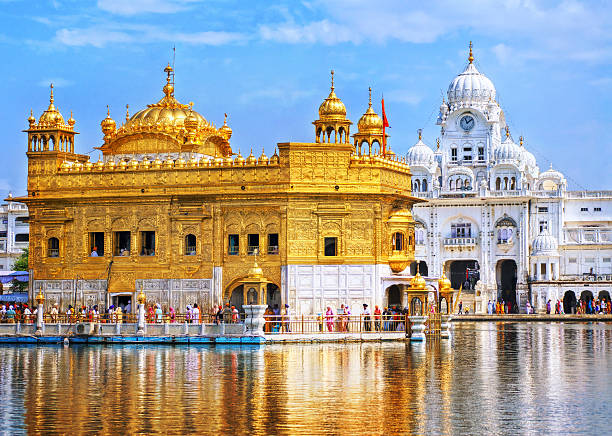 Golden Temple, the main sanctuary of Sikhs, Amritsar, Punjab, India